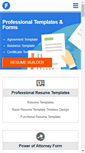Mobile Screenshot of formtemplate.org